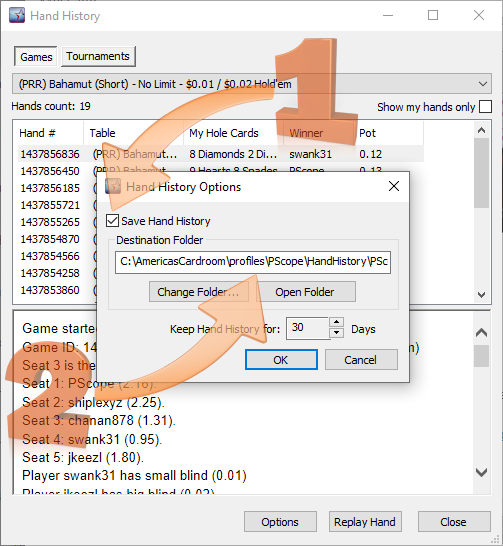 problems with holdem manager 2 on americas cardroom