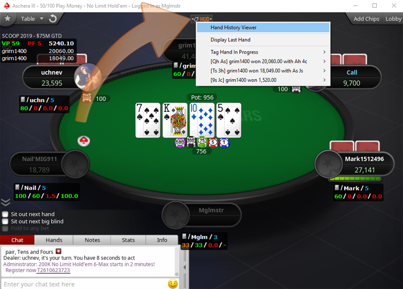 how to add new marked hands in holdem manager 2