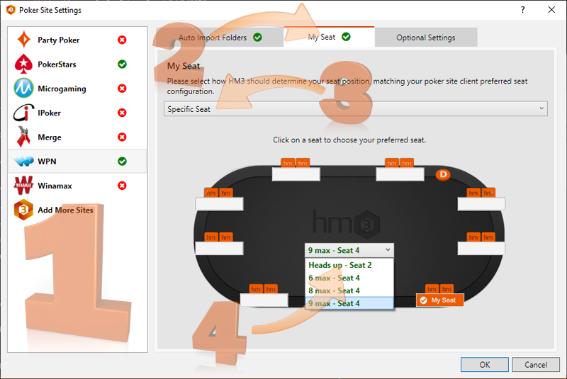 HM3 preferred seating options