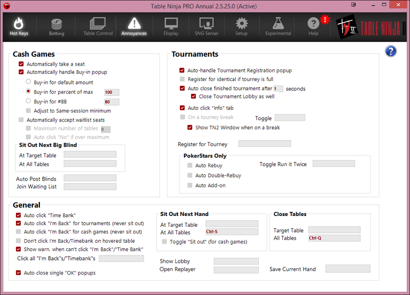 TableNinja II View FAQ